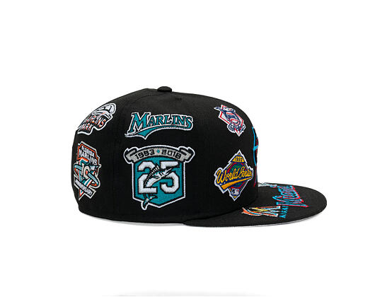 Kappe New Era - MLB All Over Logo 59FIFTY - Miami Marlins - Team Color