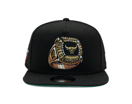 Kappe New Era - NBA Ring 9FIFTY A-Frame - Chicago Bulls - Black