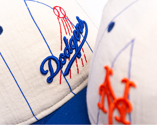 Kappe New Era - MLB Retro Linen Pinstripe 59FIFTY Retro Crown - LA Dodgers - Team Color