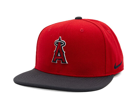 Kappe Nike - Dri-Fit Pro - Los Angeles Angels - Gym Red 6DL/Pitch Blue 4FA