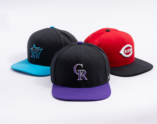Kappe Nike - Dri-Fit Pro - Colorado Rockies - Black 00A/Court Purple 51L