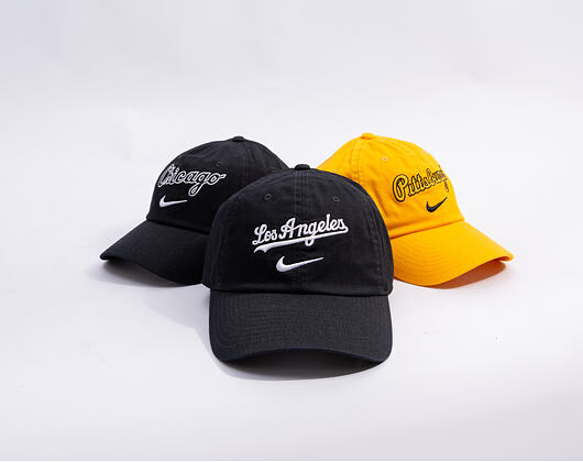 Kappe Nike - Primetime Club Unctructured Oragnic Cotton Cap LA Dodgers - black