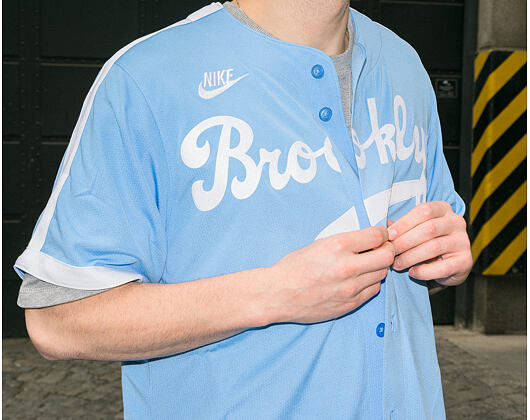 Trikot Nike - MLB Cooperstown Jersey - Brooklyn Dodgers - Cobalt Pulse 4NA