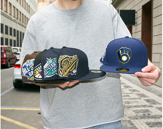 Kappe New Era - MLB Hidden Hit 59FIFTY - Milwaukee Brewers - Team Color