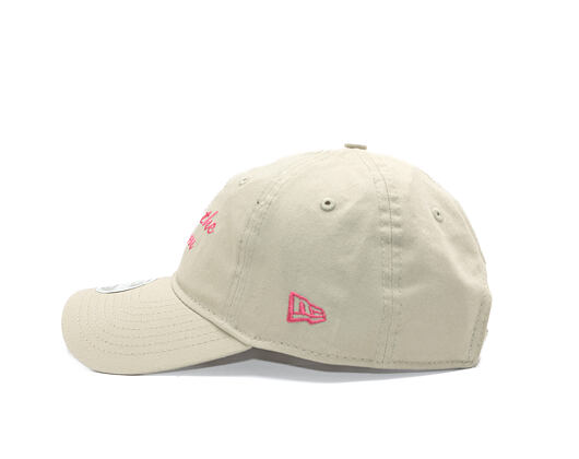 Damen Kappe New Era - Branded Slogan 9TWENTY - Stone / Pink