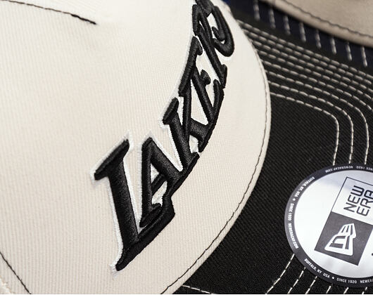 Kappe New Era - NBA City Icon 9FORTY A-Frame - LA Lakers - Cream / Black