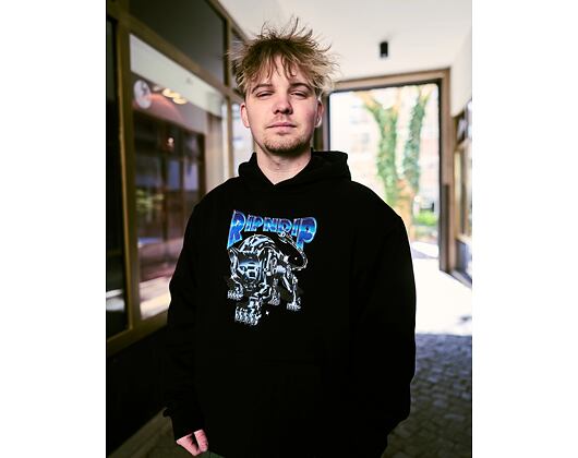 Pullover Cyborg Hoodie (Black Wash)