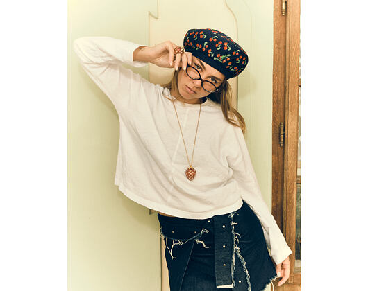 Baskenmütze Kangol - Tropic Cherry Jax Beret - Navy