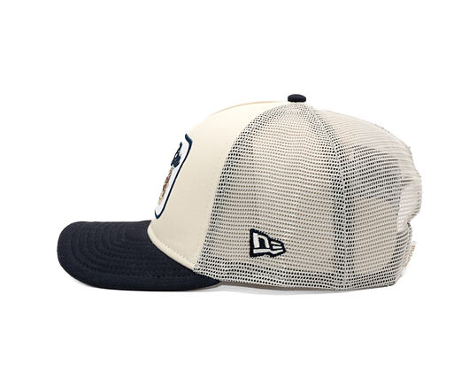 Kappe New Era - Branded Wild West Patch 9FORTY M-CROWN A-Frame Trucker - Cream / Navy