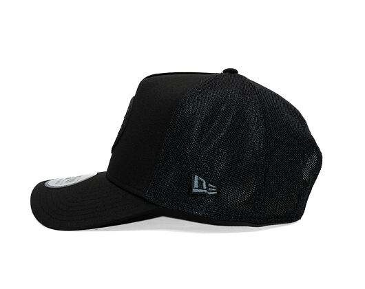 Kappe New Era - MLB Tech Pack 9FORTY A-Frame Trucker - Seattle Mariners - Black