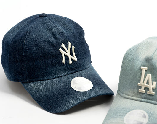 Damen Kappe New Era - MLB Denim 9TWENTY A-Frame - NY Yankees - Navy