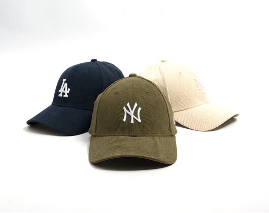 Kappe New Era - MLB Soft Cord 9FORTY - NY Yankees - New Olive
