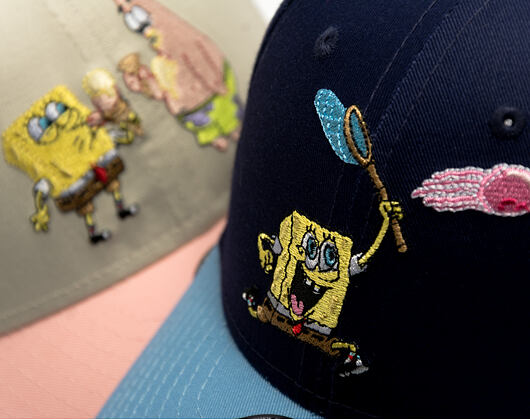 Kinder Kappe New Era - Spongebob 9FORTY - Spongebob - Ocean Blue / Blue