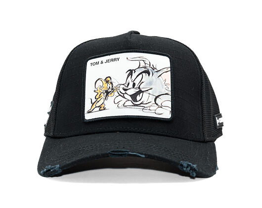 Kappe casquette PREMIUM CAPSLAB TOM & JERRY,  effet bambo finitions premium