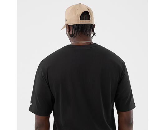 T-Shirt New Era - Branded Oversized Graphic Tee - Black
