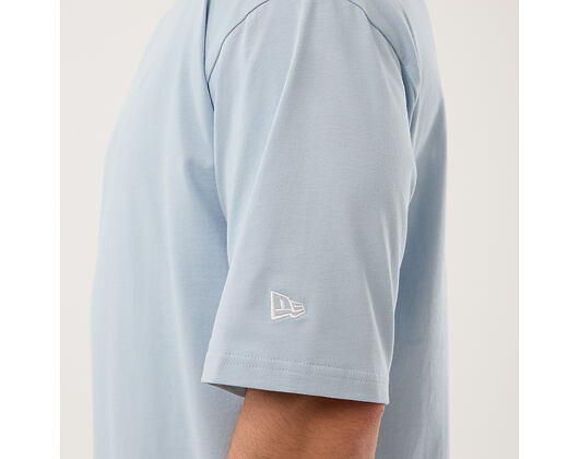 T-Shirt New Era - MLB Script Oversized Tee - NY Yankees - Sky Blue