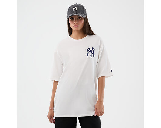 T-Shirt New Era - MLB Cap Graphic Oversized Tee - NY Yankees - White