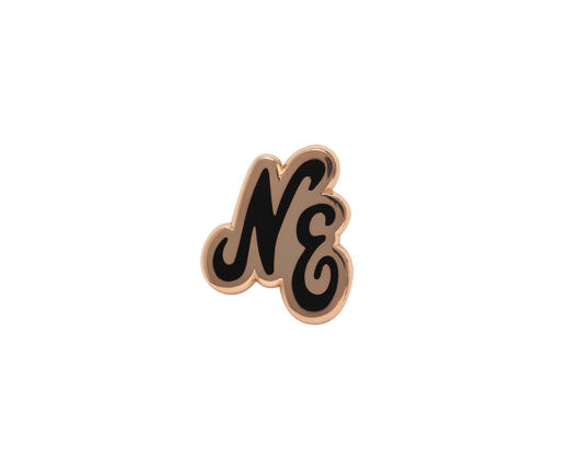 Brosche New Era - Branded Cap Pin Script - Gold / Black