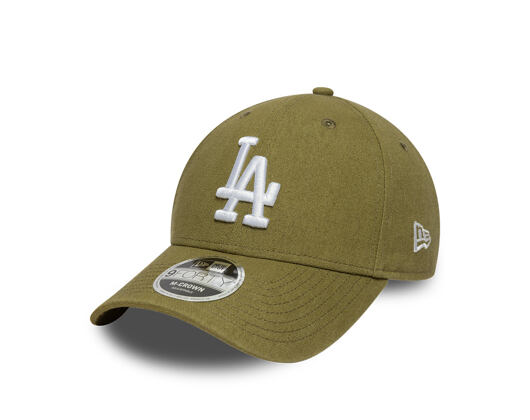 Kappe New Era - MLB Linen 9FORTY M-CROWN - LA Dodgers - New Olive