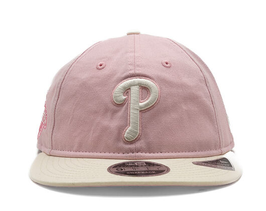 Kappe New Era - MLB Washed Tie Dye 9FIFTY Retro Crown - Philadelphia Phillies - Pink