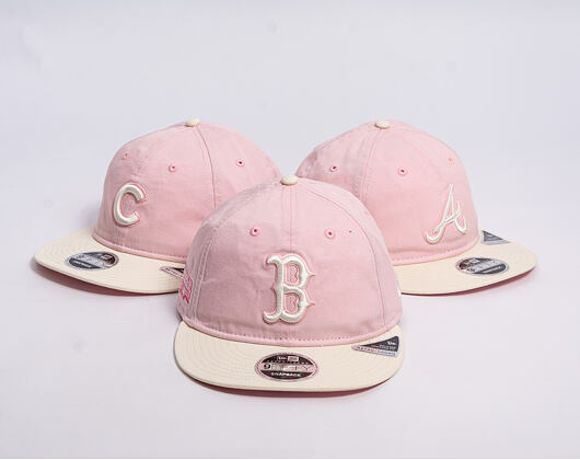 Kappe New Era - MLB Washed Tie Dye 9FIFTY Retro Crown - Boston Red Sox - Pink