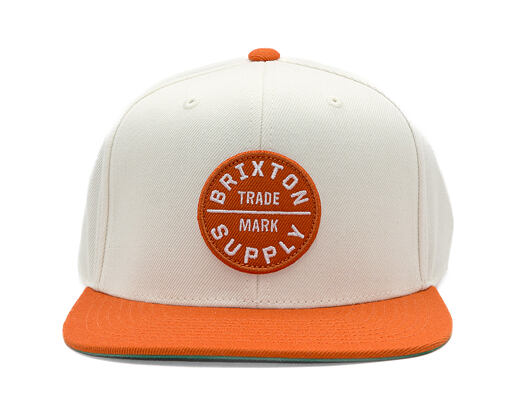 Kappe Brixton - Oath Iii Snapback - Off White/Burnt Orange