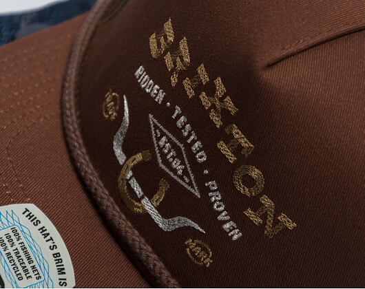 Kappe Brixton - Beekman C Np Mp Trucker Hat - Brown/Brown