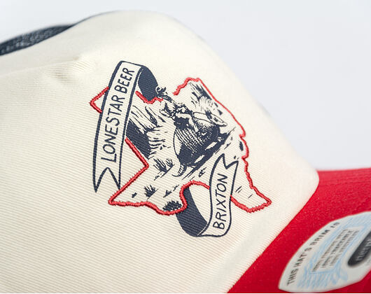 Kappe Brixton - Lonestar X Brixton Trucker - Red/White/Blue