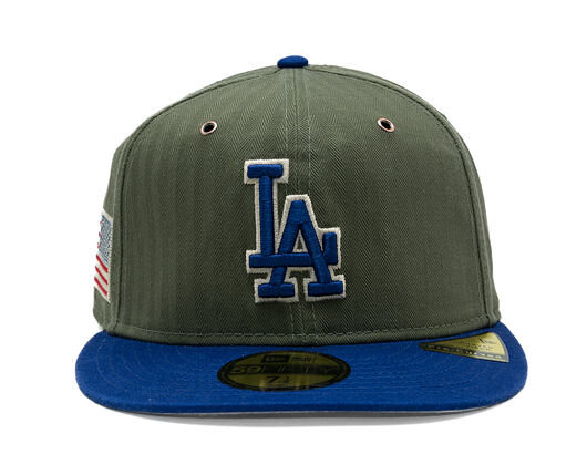 Kappe New Era - MLB Three Looms "American Herringbone" 59FIFTY - LA Dodgers - Team Color