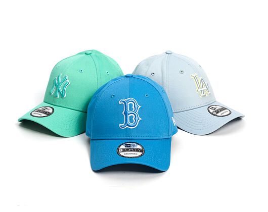 Kappe New Era - MLB League Essential 9FORTY - Boston Red Sox - Blue / White