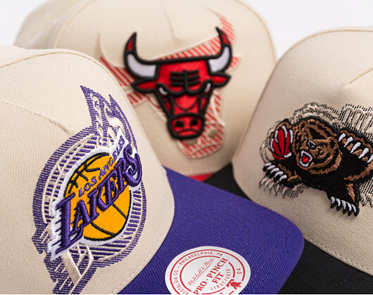 Kappe Mitchell & Ness - Off Tilted - NBA - Los Angeles Lakers - Off White