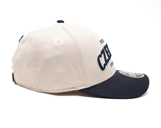 Kappe New Era - Contrast Visor M-CROWN 9FORTY - Baseball Czechia - Ivory