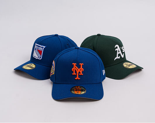 Kappe New Era - MLB "Anniversary Patch" 59FORTY A-Frame - NY Mets - Team Color