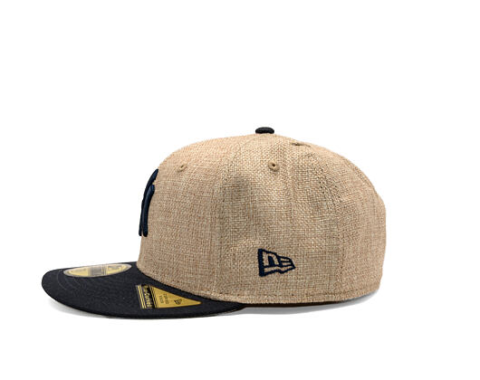 Kappe New Era - MLB "Summer Twine" 59FIFTY - NY Yankees - Team Color / Open Market Tan