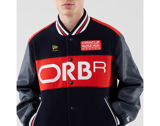 Jacke New Era - F1 Wordmark Varsity Jacket - RED BULL F1 - Navy Blue