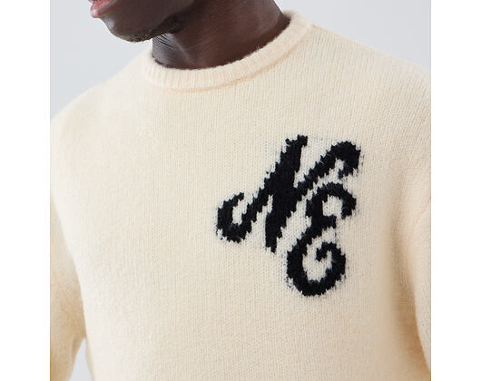Strickpullover New Era - Branded Knit Sweater - Cream
