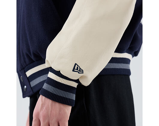 Jacke New Era - Branded Oversized Varsity Jacket - Navy