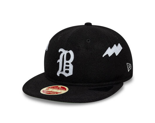 Kappe New Era - MLB IMAGE DROP Heritage 9FIFTY Retro Crown - Atlanta Braves - Black