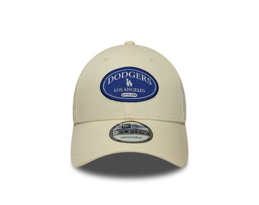Kappe New Era - MLB Patch 9FORTY - LA Dodgers - Cream