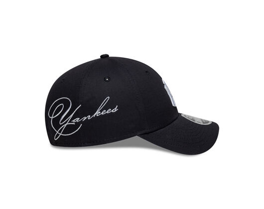 Kappe New Era - MLB Side Script 9FORTY M-CROWN - NY Yankees - Navy