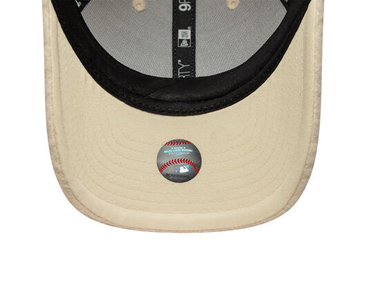 Damen Kappe New Era - MLB Winter Borg Teddy 9FORTY M-CROWN - LA Dodgers - Cream