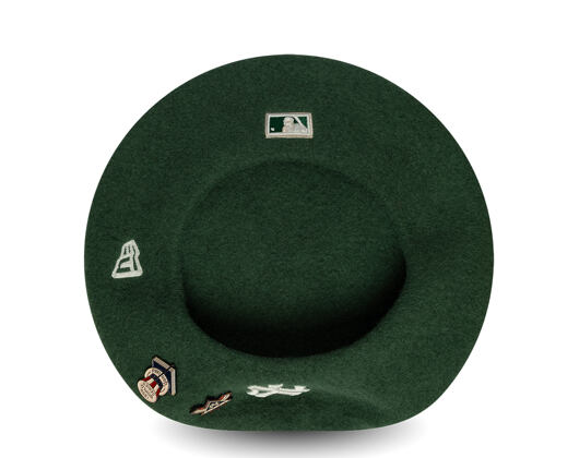 Baskenmütze New Era - MLB IMAGE DROP Retro Pin Beret - NY Yankees - Green