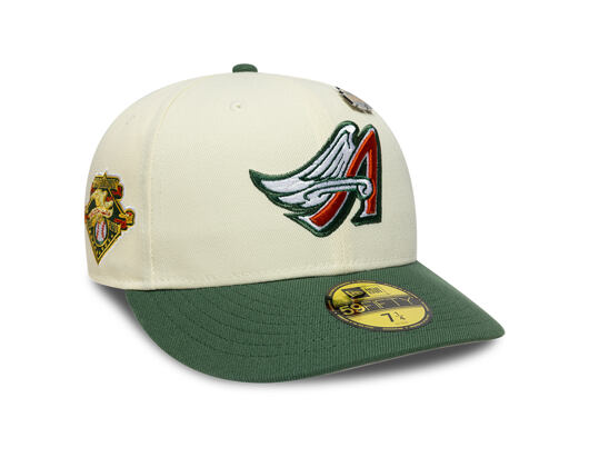Kappe New Era - MLB Cooperstown Pin 59FIFTY - Anaheim Angels - Cilantro Green / Cream