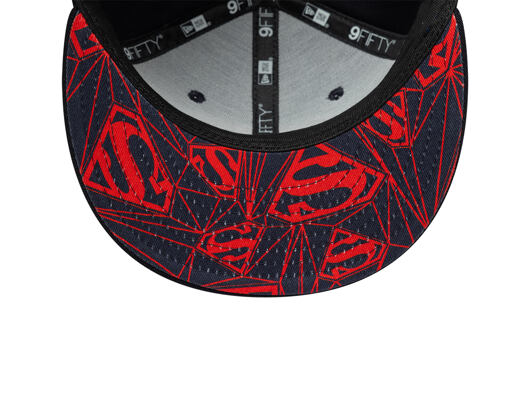 Kinder Kappe New Era - DC Piping 9FIFTY - Superman - Royal / Navy
