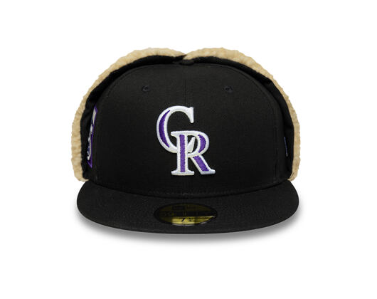 Kappe New Era - MLB World Series Cooperstown Dog-Ear 59FIFTY - Colorado Rockies - Black