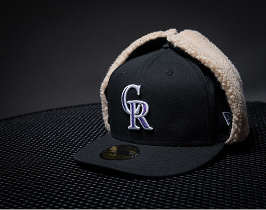 Kappe New Era - MLB World Series Cooperstown Dog-Ear 59FIFTY - Colorado Rockies - Black