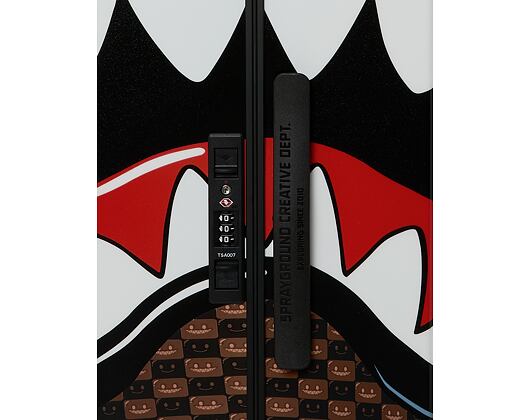 Tasche Sprayground - Sharks In Paris Wtf Bubble Brown Check Full-Size Luggage