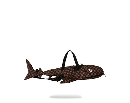 Tasche Sprayground - Sharks In Paris Wtf Bubble Brown Check Shark Duffle
