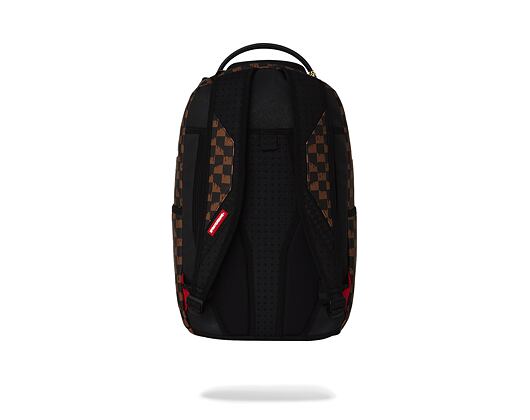 Rucksack Sprayground - Brown And Cream Drip Check Shark Backpack