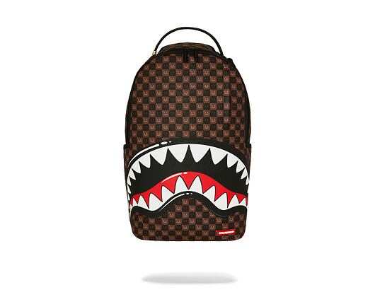 Rucksack Sprayground - Sharks In Paris Wtf Bubble Brown Check Backpack